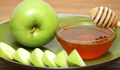 Apfelmaske zur Verjüngung der Gesichtshaut